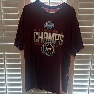 Maroon 2023 ACC Women's Basketball Champs T-Shirt